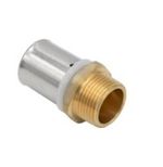 Enlace macho multicapa, referencia K325016 de la serie Klimapress de Heliroma. Medida: 16x1/2